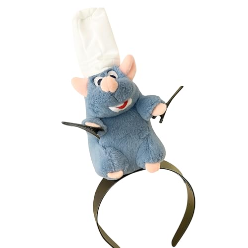 JazRvr Ratatouille Haarreif, Lustige Kopfbedeckung Für Kinder Und Jugendliche, Ideal Für Mottopartys Und Kostümfeste, Stitch Haarreif Als Kreatives Accessoire von JazRvr
