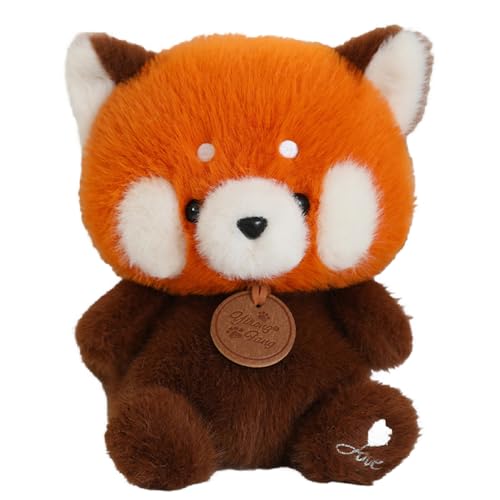 JazRvr Roter Panda Kuscheltier, Kawaii Panda Plüschtier, Flauschiger Red Panda Plüsch, Kinder Zu Weihnachten Und Geburtstag, 1 Stück JazRvr Roter Panda Kuscheltier, Kawaii Panda Plüschtier, Flauschiger Red Panda Plüsch, Kinder Zu Weihnachten Und Geburtstag, 1 Stück von JazRvr