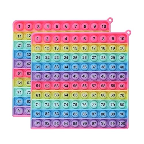 Pop It Spielzeug, 1 Stück Digital Bubble Fidget Toy, 15 cm Sensorik Spielzeugs für Kinder, Anti-Stress Spielzeugs für Autismus und Hochdruck, Lernspielzeug für Schule und Zuhause von JazRvr