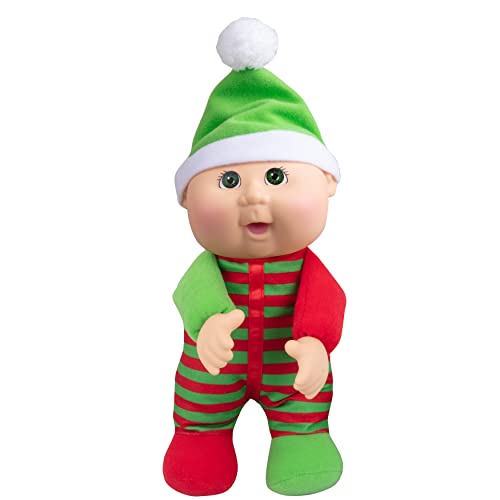 Cabbage Patch Kids Cutie 22,9 cm Kane The Christmas Elf - Officially Licensed - Collectible, Adoptable Baby Doll Toy - Great for Kids, Girls, Boys - 9 Inches von Jazwares
