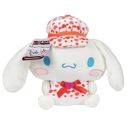 Hello Kitty and Friends 20,3 cm Cinnamoroll Plüsch mit Herz Outfit – 2025 Limited Edition Offiziell lizenziertes Sanrio – Niedliches weiches Stofftier Spielzeug – Osterkorbfüller, Geschenk für Kinder, Hello Kitty and Friends 20,3 cm Cinnamoroll Plüsch mit Herz Outfit – 2025 Limited Edition Offiziell lizenziertes Sanrio – Niedliches weiches Stofftier Spielzeug – Osterkorbfüller, Geschenk für Kinder, von Jazwares
