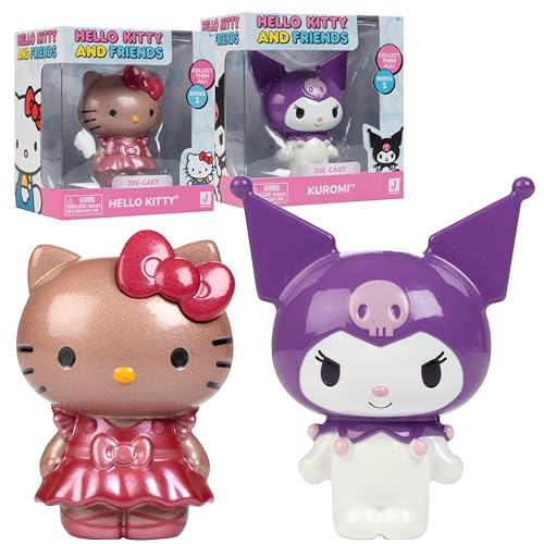 Hello Kitty and Friends 5,1 cm Die-Cast Figure 2-Pack Series 1 - Hello Kitty & Kuromi - Officially Licensed Sanrio - Authentic Mini Toy Collectible Figures - Gift for Kids, Girls, Boys - 3+ Hello Kitty and Friends 5,1 cm Die-Cast Figure 2-Pack Series 1 - Hello Kitty & Kuromi - Officially Licensed Sanrio - Authentic Mini Toy Collectible Figures - Gift for Kids, Girls, Boys - 3+ von Jazwares