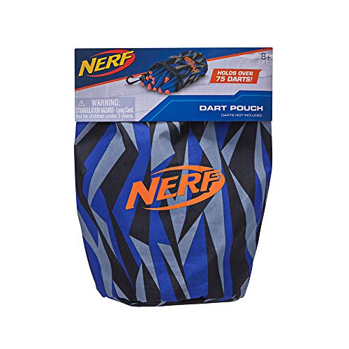 Nerf Elite Dart Beutel NER0151 Aufbewahrungsbeutel für bis zu 50 Nerf Darts aus hochwertigem Nylonmaterial im stylischen Nerf Elite Design, inklusive Clip zum befestigen von Hasbro