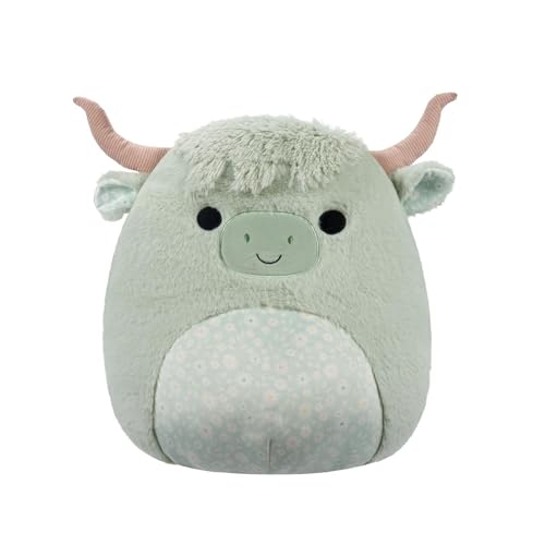 Jazwares Squishmallows Iver die Highland-Kuh 40 cm, offizielles Plüsch, superweiches Kuscheltier von Jazwares
