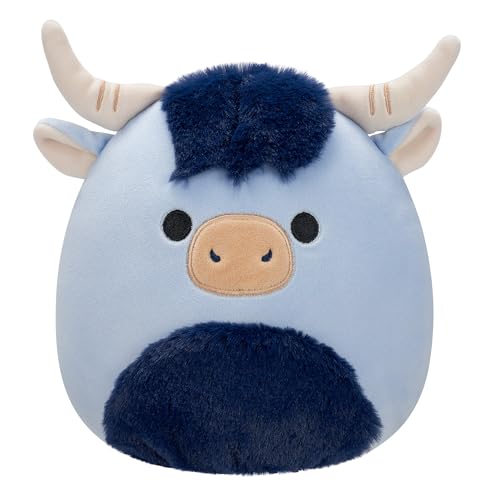 Squishmallows Jazwares SQCR07630 - Toro die Blaue Hochlandkuh 19 cm, offizielles Plüsch, superweiches Kuscheltier von Squishmallows