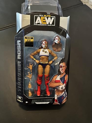 Jazwares Thunder Rosa Rare 1 0f 3000 Edition Series 7 AEW Actionfigur von Jazwares