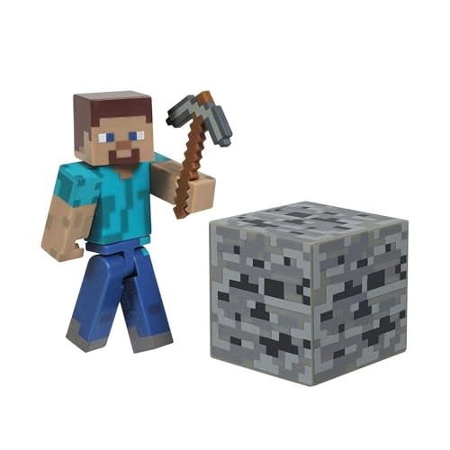 Minecraft 16501 - Core Spieler Steve, bewegliche Figur mit Zubehör von Minecraft