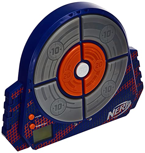 NERF Elite Digitale Zielscheibe NER0156 Interaktive Zielscheibe mit Licht und Sounds und verstellbarem Standbein, Trainiere Alleine oder im Team von NERF