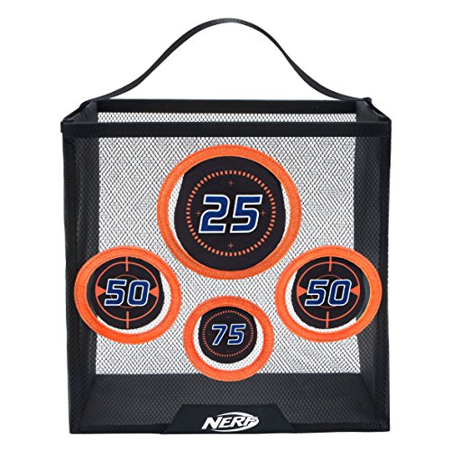 NERF NER0020 - Tragbares Übungsziel, Zielscheibe aus Netz zum Auffangen Darts mit Griff von NERF