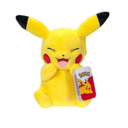 Pokémon PKW3080-20cm Plüsch - Pikachu, offizielles Plüsch von Pokémon