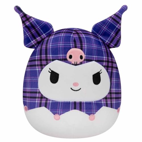 Sanrio Squishmallows Plüsch, 20,3 cm, kariert, Kuromi Sanrio Squishmallows Plüsch, 20,3 cm, kariert, Kuromi von Jazwares