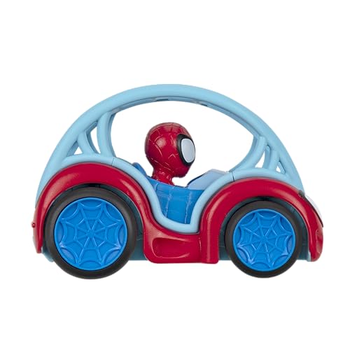 Spidey und seine Super-Freunde SNF0163 - Power Roller, Rückzieh Fahrzeug ab 3 Jahren von Jazwares