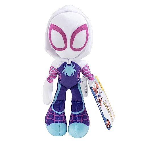 Spidey und seine Super-Freunde SNF0297-20 cm Plüsch - Ghost-Spider, offizielles Plüsch von Jazwares