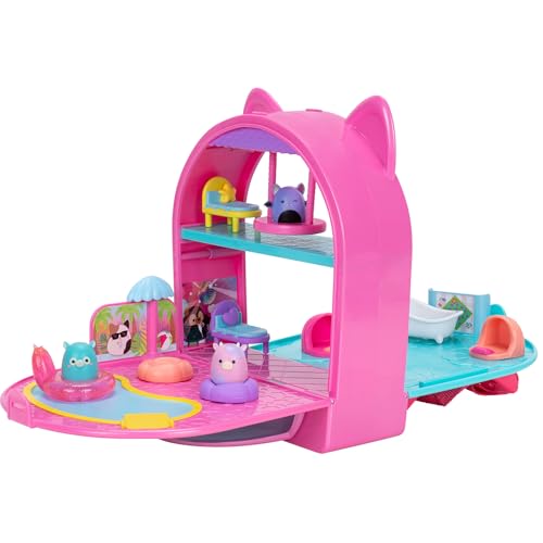 Squish-a-longs SQAL0037 - Party Pack On-The-Go Playset - Serie 1 - (3) 2,5 cm Mini-Squish mit (9) Einrichtungsgegenständen - Sammeln, Tauschen & Spielen, von Original Squishmallows von Jazwares