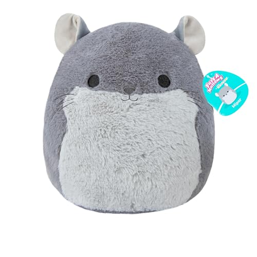 Squishmallow FuzzAMallows Plüschtier Miper die Chinchilla 30 cm – Squishmallows Kuscheltiere von Squishmallows