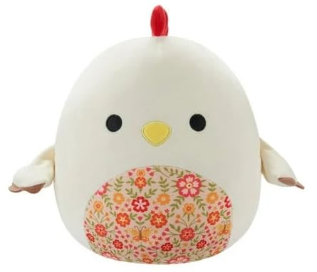 Squishmallows Todd der Hahn, florales Bauchmuster, 12,7 cm gefülltes Plüschtier Squishmallows Todd der Hahn, florales Bauchmuster, 12,7 cm gefülltes Plüschtier von Jazwares