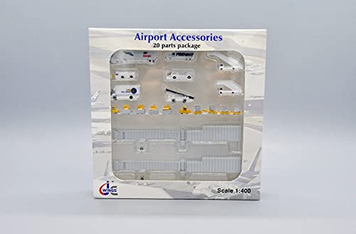 Jc Wings 1/200 JCGSESETA Airport Accessories 20pcs Scale 1/400 von Jc Wings 1/200