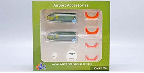 JCGSESETC Airbus A320 Front Fuselage Sections Set Scale 1/200 von Jc Wings 1/200
