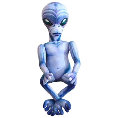 Jcasbdn Alien Plüsch 20 Zoll Flexible weiche Alien gefülltes Tier kuschely hässliche Plüsch für Kinder Erwachsene Home Party Blau von Jcasbdn
