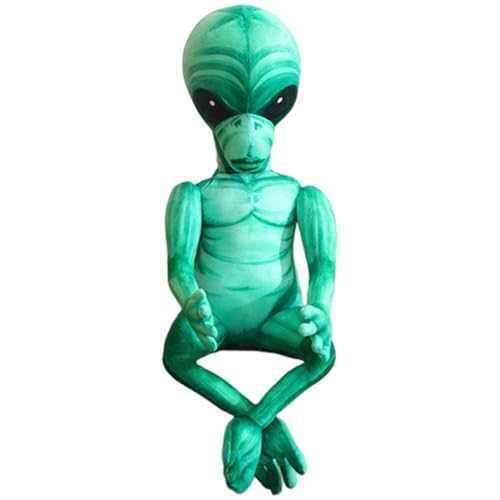 Jcasbdn Alien Plüsch 20 Zoll Flexible weiche Alien gefülltes Tier kuschely hässliche Plüsch für Kinder Erwachsene Home Party Green von Jcasbdn
