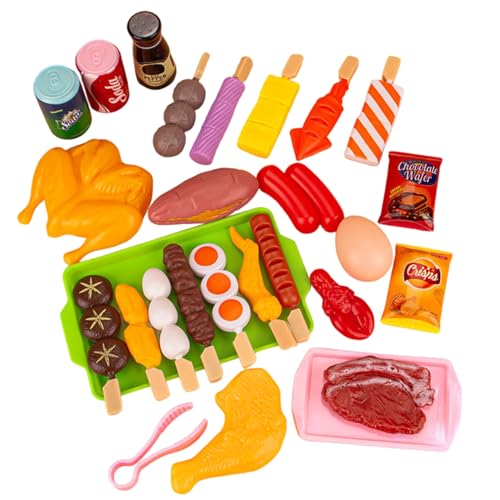 Jcasbdn Food Toys 27pcs/Set Realistic Play Grill Food Educational Plastik Plastik im Freien Kitchen Accessoires für Jungen Mädchen Kleinkinder Jcasbdn Food Toys 27pcs/Set Realistic Play Grill Food Educational Plastik Plastik im Freien Kitchen Accessoires für Jungen Mädchen Kleinkinder von Jcasbdn