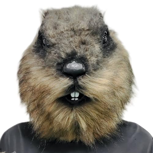 Jcasbdn Groundhog -Maske 11 Zoll Vollkopf Groundhog Pelry Maske Halloween Cosplay Kostüm -Requisite für Partyball Jcasbdn Groundhog -Maske 11 Zoll Vollkopf Groundhog Pelry Maske Halloween Cosplay Kostüm -Requisite für Partyball von Jcasbdn