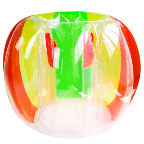 Jcasbdn Human Hamster Ball 35 Zoll PVC aufblasbare Stoßstangenbällchen mit Leckschutz Human Blase mit Griffbalchen von Jcasbdn