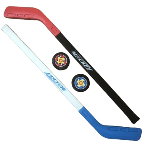 Jcasbdn Kinder Hockey Set Street Floor Training Kinder Hockey Stick mit 2 Bällen für Jungen und Mädchen Innen im Freien blau rot Jcasbdn Kinder Hockey Set Street Floor Training Kinder Hockey Stick mit 2 Bällen für Jungen und Mädchen Innen im Freien blau rot von Jcasbdn