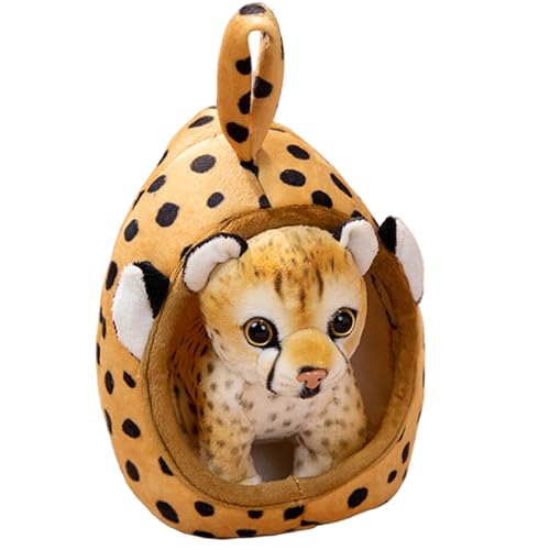 Jcasbdn Leopard gefülltes Tier 7 -Zoll realistisch Leopard Plüsch mit Haustiernest weiche pp Baumwolle Plüschspielzeug für Jungen Mädchen Geburtstagsfeiern Geschenk Jcasbdn Leopard gefülltes Tier 7 -Zoll realistisch Leopard Plüsch mit Haustiernest weiche pp Baumwolle Plüschspielzeug für Jungen Mädchen Geburtstagsfeiern Geschenk von Jcasbdn