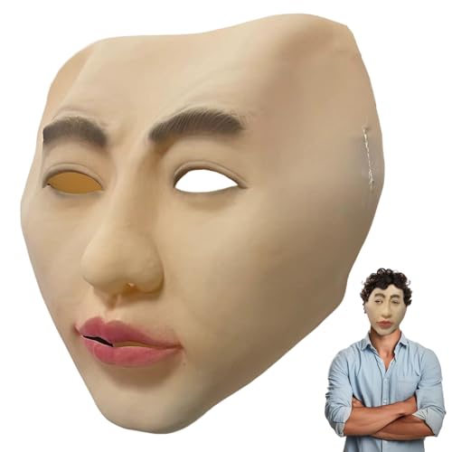 Jcasbdn Realistische Gesichtsmaske, atmungsaktiv Jcasbdn Realistische Gesichtsmaske, atmungsaktiv von Jcasbdn