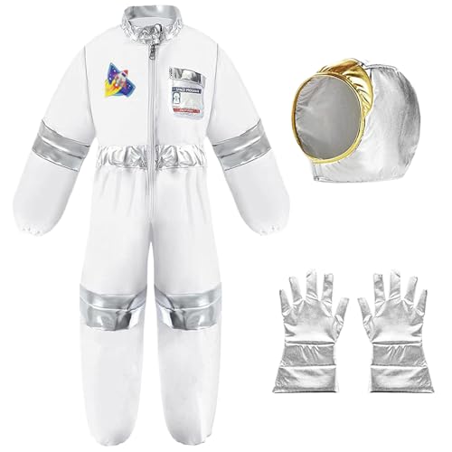 Jcasbdn Space Suit Kostüm Kinder mit dreieckigem Muster Polyester Stechy Kids Space Anzug Crew Hals mit Hut und Handschuhen Halloween Kostüm für Cosplay -Geburtstagsgeschenke, s Jcasbdn Space Suit Kostüm Kinder mit dreieckigem Muster Polyester Stechy Kids Space Anzug Crew Hals mit Hut und Handschuhen Halloween Kostüm für Cosplay -Geburtstagsgeschenke, s von Jcasbdn
