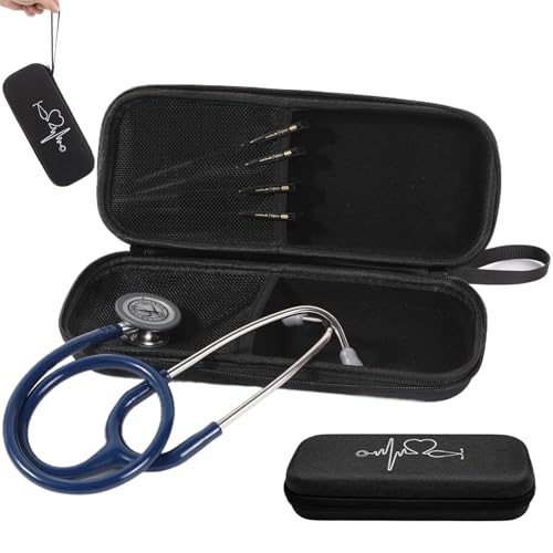 Jcasbdn Stethoskopgehäuse mit Griff, Pflegebeutel für Krankenschwestern, tragbares wasserdichtes, schockdes Stethoskop -Zubehör für Blutdruckmesser und Penlights, Schwarz, Schwarz Jcasbdn Stethoskopgehäuse mit Griff, Pflegebeutel für Krankenschwestern, tragbares wasserdichtes, schockdes Stethoskop -Zubehör für Blutdruckmesser und Penlights, Schwarz, Schwarz von Jcasbdn