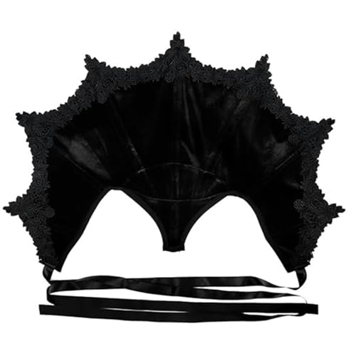 Jcasbdn Vampir Kostümstand viktorianischer Kragen mit Krawatten Bühnen böse Königin Kostüm Dekorative Vampirkragen Jcasbdn Vampir Kostümstand viktorianischer Kragen mit Krawatten Bühnen böse Königin Kostüm Dekorative Vampirkragen von Jcasbdn