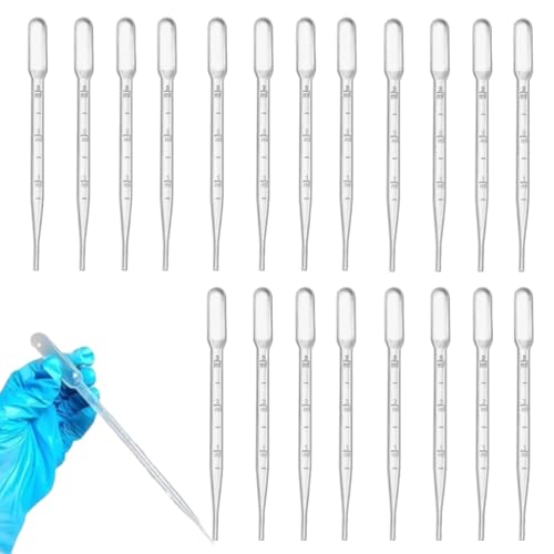 20 Pipetten, 3 ml Kunststoff-Transfertpipetten,geeignet für die Küche,verwendet für den Transfer von ätherischen Ölen, Parfümen und verschiedenen Flüssigkeiten. 20 Pipetten, 3 ml Kunststoff-Transfertpipetten,geeignet für die Küche,verwendet für den Transfer von ätherischen Ölen, Parfümen und verschiedenen Flüssigkeiten. von JchEnye