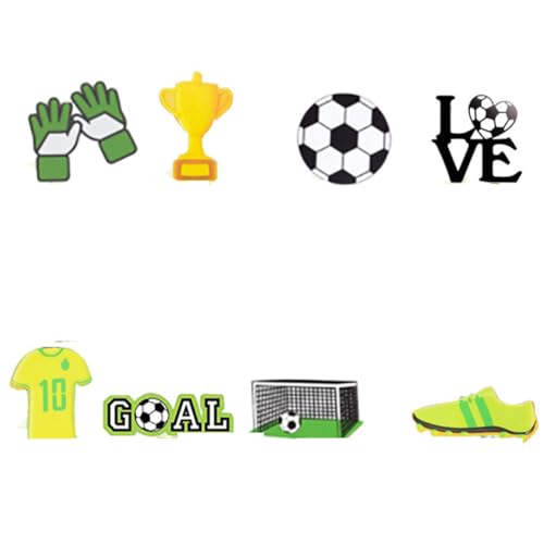 8er-Pack essbare Sport-Kuchendekorationen Fußball-Kuchendekorationen Sport-Partydekorationen Geeignet für Sportler und sportbezogene Veranstaltungen 8er-Pack essbare Sport-Kuchendekorationen Fußball-Kuchendekorationen Sport-Partydekorationen Geeignet für Sportler und sportbezogene Veranstaltungen von JchEnye