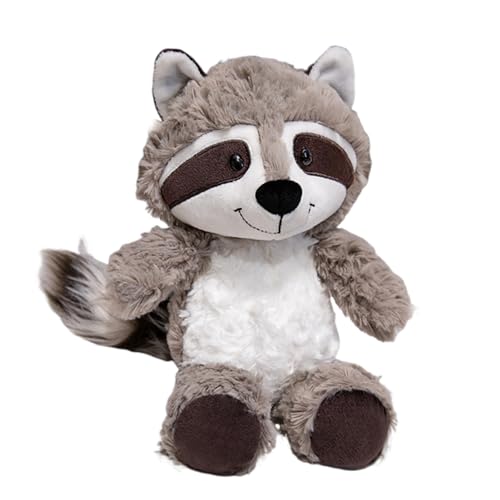 JcvPot Waschbär, Waschbär Kuscheltier, 25 cm Grauer Waschbär Plüschtier, Weiches Stofftier Zum Kuscheln Und Spielen, Kinder Und Sammler JcvPot Waschbär, Waschbär Kuscheltier, 25 cm Grauer Waschbär Plüschtier, Weiches Stofftier Zum Kuscheln Und Spielen, Kinder Und Sammler von JcvPot