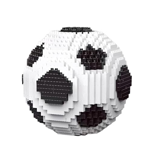 Lego Fußball, 1 Fußball Lego, Fußball Bausteine Set, 9,5 cm Modell, STEM Spielzeug, Kreatives Geschenk für Kinder und Erwachsene von JcvPot