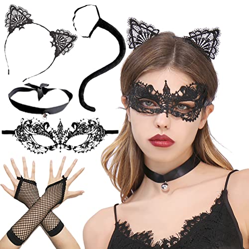 JeVenis Catwoman Kostüm Damen Choker Halsband Halskette Set Schwarz Stretch Gothic Quasten Spitze Choker Halsketten Ketten Batgirl Kostüm Damen JeVenis Catwoman Kostüm Damen Choker Halsband Halskette Set Schwarz Stretch Gothic Quasten Spitze Choker Halsketten Ketten Batgirl Kostüm Damen von JeVenis