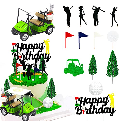 JeVenis Golf Kuchendekoration mit Überschrift für den grünen Deko Kuchen Golf Themen Figur Golf Party Zubehör Golf Gastgeschenke Golf Geburtstags Dekoration JeVenis Golf Kuchendekoration mit Überschrift für den grünen Deko Kuchen Golf Themen Figur Golf Party Zubehör Golf Gastgeschenke Golf Geburtstags Dekoration von JeVenis
