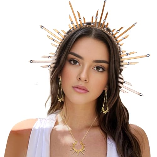 JeVenis Gothic Halo Krone Sonne Haarreif Kostüm Damen Accessoires JeVenis Gothic Halo Krone Sonne Haarreif Kostüm Damen Accessoires von JeVenis