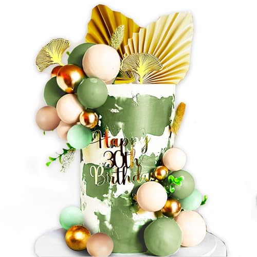 JeVenis Grun Tortendeko Kugeln Tortendeko Geburtstag Schaum Ball Kuchen Dekoration für Geburtstag Hochzeit Valentinstag Babyparty JeVenis Grun Tortendeko Kugeln Tortendeko Geburtstag Schaum Ball Kuchen Dekoration für Geburtstag Hochzeit Valentinstag Babyparty von JeVenis
