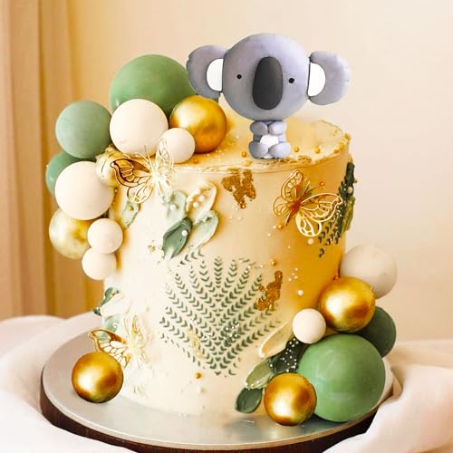 JeVenis Jungle Babykuchen Dekoration Tortendeko Tiere Kuchendeko Geburtstag Dschungel Geburtstag Deko Dschungel Themed Tortendeko für Geburtstag Party von JeVenis
