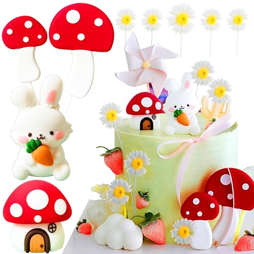 JeVenis Kaninchen Geburtstagskuchen Rabbit Geburtstagstorte (Farbe2) von JeVenis