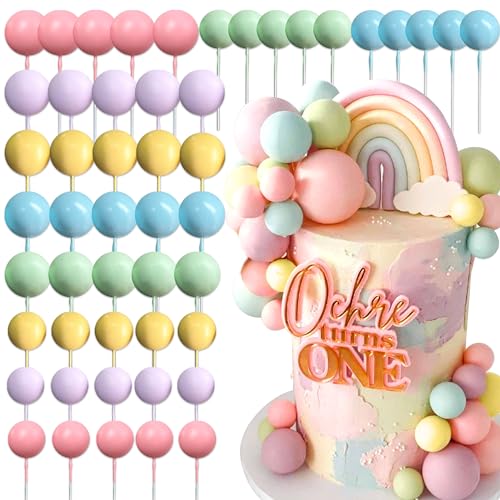 JeVenis Macarone Tortendeko Macaroon Regenbogen Ball Kuchen Toppers Pastell Farbe Kugeln Cupcake Toppers für Geburtstag Baby Dusche Hochzeit Party JeVenis Macarone Tortendeko Macaroon Regenbogen Ball Kuchen Toppers Pastell Farbe Kugeln Cupcake Toppers für Geburtstag Baby Dusche Hochzeit Party von JeVenis