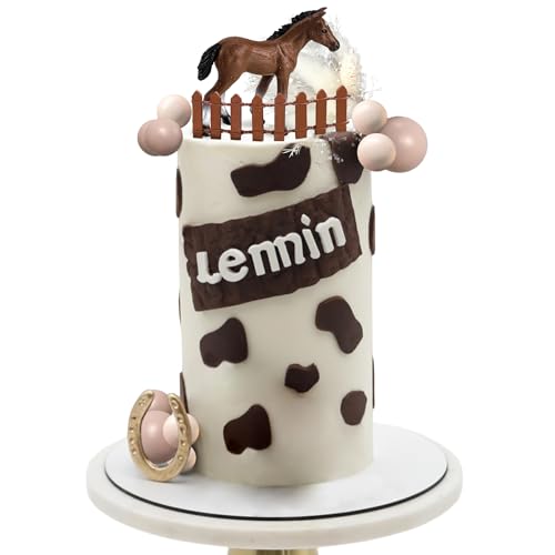 JeVenis Pferde-Kuchenaufsatz, Dekoration, Rodeo, Western-Motto-Party-Dekorationen für Pferd, Cowboy, Cowgirl, Babyparty, Geburtstag, Hochzeit, Partyzubehör JeVenis Pferde-Kuchenaufsatz, Dekoration, Rodeo, Western-Motto-Party-Dekorationen für Pferd, Cowboy, Cowgirl, Babyparty, Geburtstag, Hochzeit, Partyzubehör von JeVenis