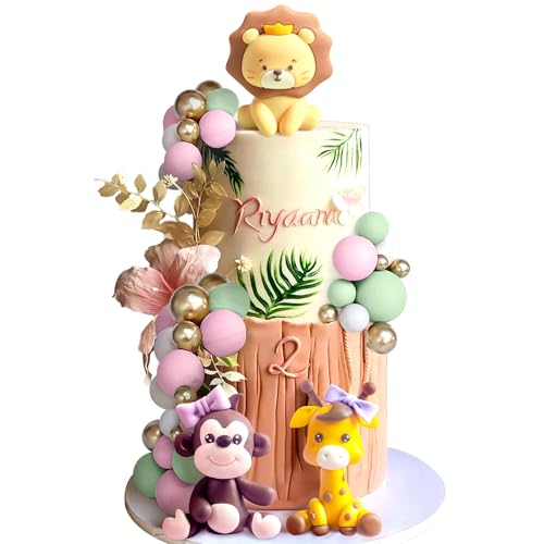 JeVenis Pink Safari Baby Party Kuchen Dekorationen Mädchen Wilde Kuchen Wilde Kuchen Topper Safari Kuchen Dekorationen Wilde Ein Kuchen Topper 1.Geburtstag Mädchen Zoo Tier Kuchen Toppers JeVenis Pink Safari Baby Party Kuchen Dekorationen Mädchen Wilde Kuchen Wilde Kuchen Topper Safari Kuchen Dekorationen Wilde Ein Kuchen Topper 1.Geburtstag Mädchen Zoo Tier Kuchen Toppers von JeVenis