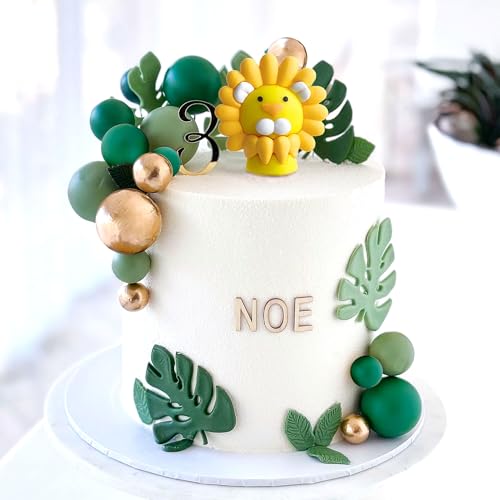 JeVenis Wild One Safari Tortendeko Waldtiere Tiere Dschungel Kinder 1. Geburtstag Junge Party Dekoration JeVenis Wild One Safari Tortendeko Waldtiere Tiere Dschungel Kinder 1. Geburtstag Junge Party Dekoration von JeVenis