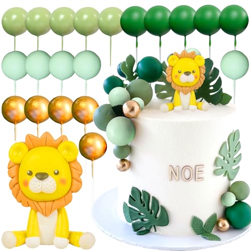 JeVenis Safari Tortendeko Wild One - Waldtiere, Tiere, Dschungel Deko für Kinder 1. Geburtstag Junge JeVenis Safari Tortendeko Wild One - Waldtiere, Tiere, Dschungel Deko für Kinder 1. Geburtstag Junge von JeVenis