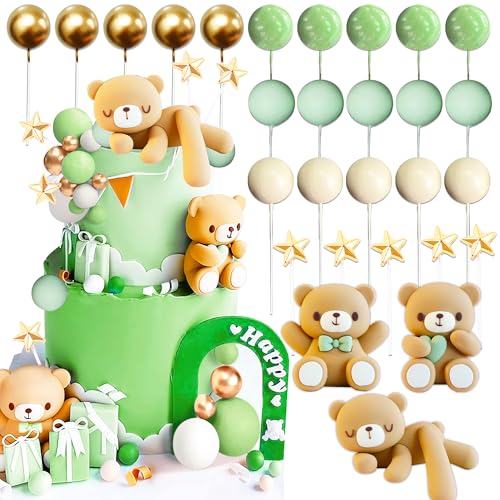 Jevenis Green Teddybär Sage Green Baby Dusche Kuchen Dekoration Teddybär Kuchen Topper Geschlecht Enthüllen Kuchen Dekoration Bär Baby Dusche Party Supplies Teddybär Dekoration Jevenis Green Teddybär Sage Green Baby Dusche Kuchen Dekoration Teddybär Kuchen Topper Geschlecht Enthüllen Kuchen Dekoration Bär Baby Dusche Party Supplies Teddybär Dekoration von JeVenis