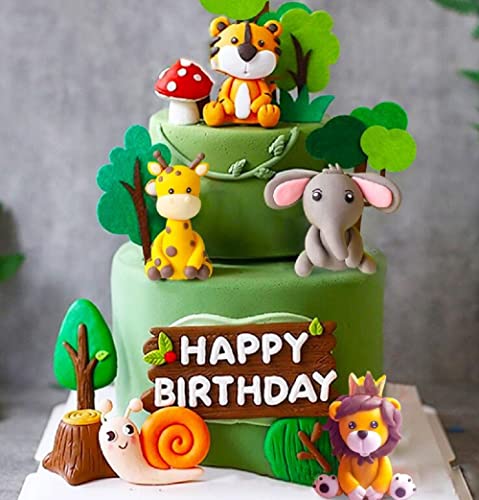 JeVenis Jungle Deko Kuchen Safari Tortendeko Birthday Geburtstag von JeVenis